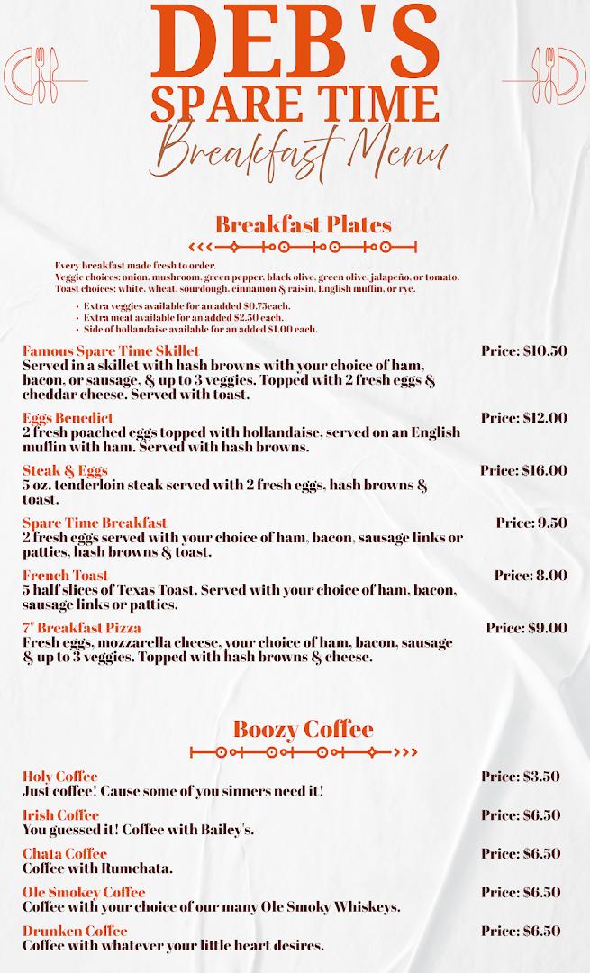 Deb's Spare Time Bar & Grill
